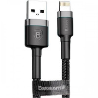 USB кабель Baseus Cafule for Ligtning 1.5A/2m. Black-grey CALKLF-CG1