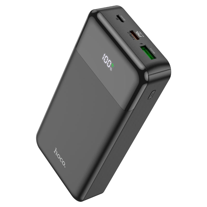 Універсальна мобільна батарея Hoco J102A Cool figure PD20W+QC3.0 20.000mAh Black