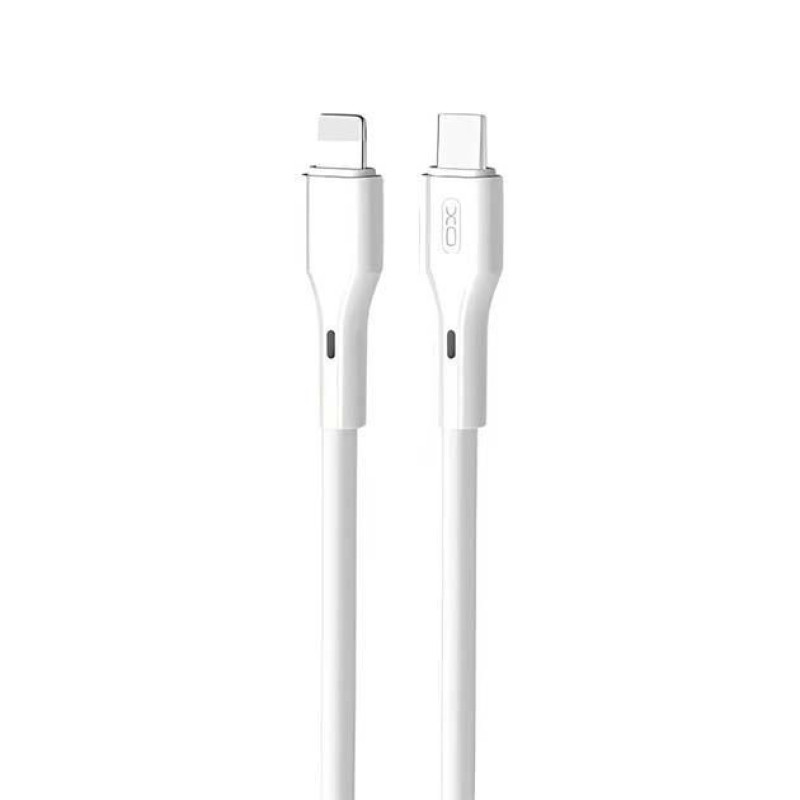 Кабель XO NB-Q231A PD 27W/1m Rock Series Type-c to Lightning Білий