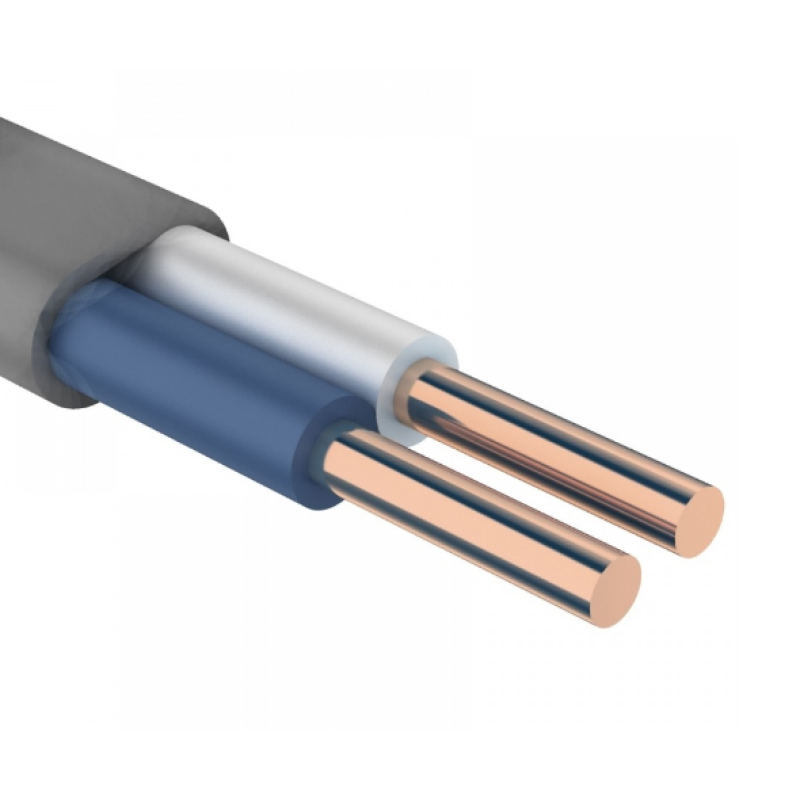 Кабель ВВГп 2*2,5 ЧОРНИЙ 