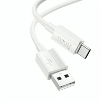 Кабель HOCO X107 Favor charging data cable Type-C 3A/1m White