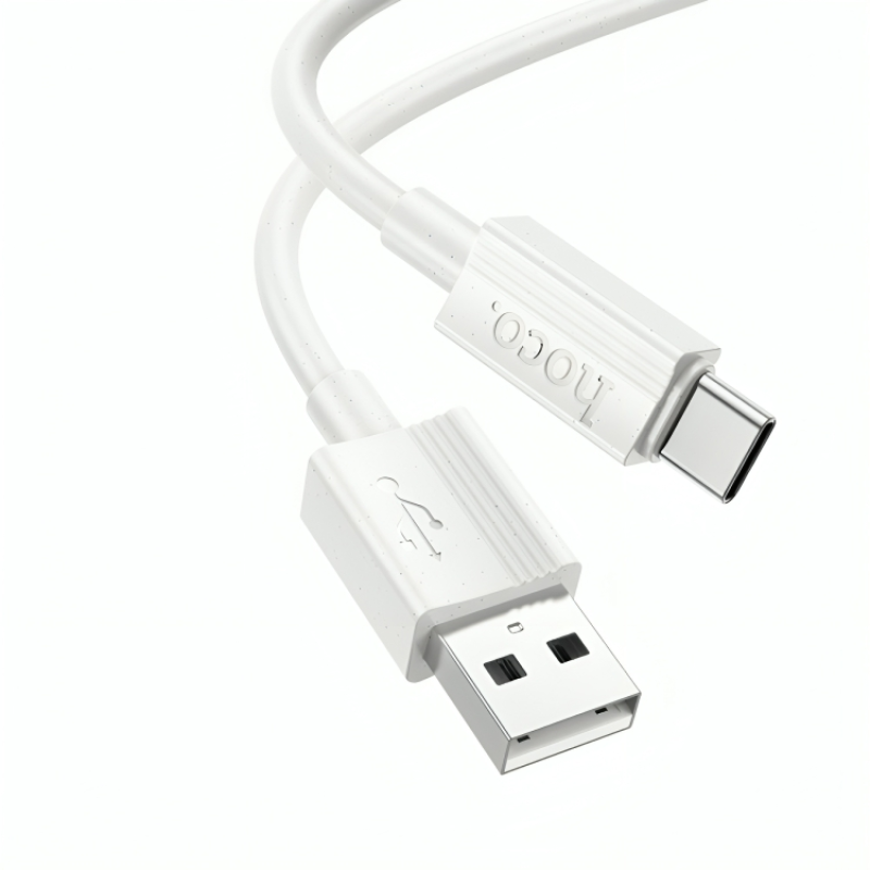 Кабель HOCO X107 Favor charging data cable Type-C 3A/1m White
