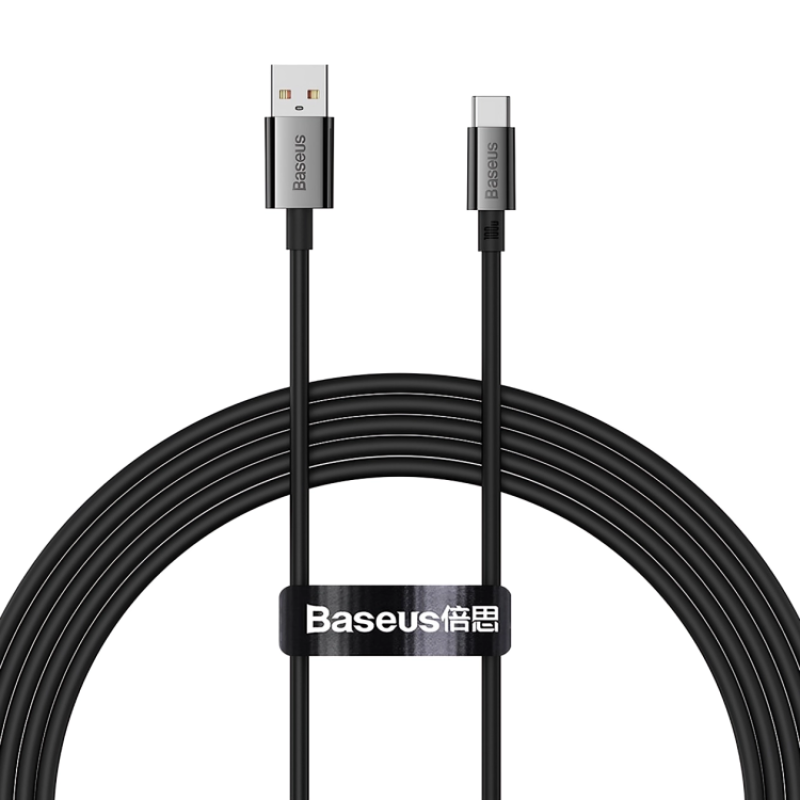 USB кабель Baseus Superior Series Fast Charging Type-C 100W 2m Cluster Black P10320102114-02