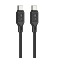 PD Кабель HOCO X90 Cool silicone charging data cable PD-to-Type-C 3A/PD60W/1m. Black