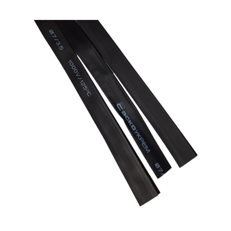 Термоусаджувальна трубка 7,0/3,5 (Чорна)