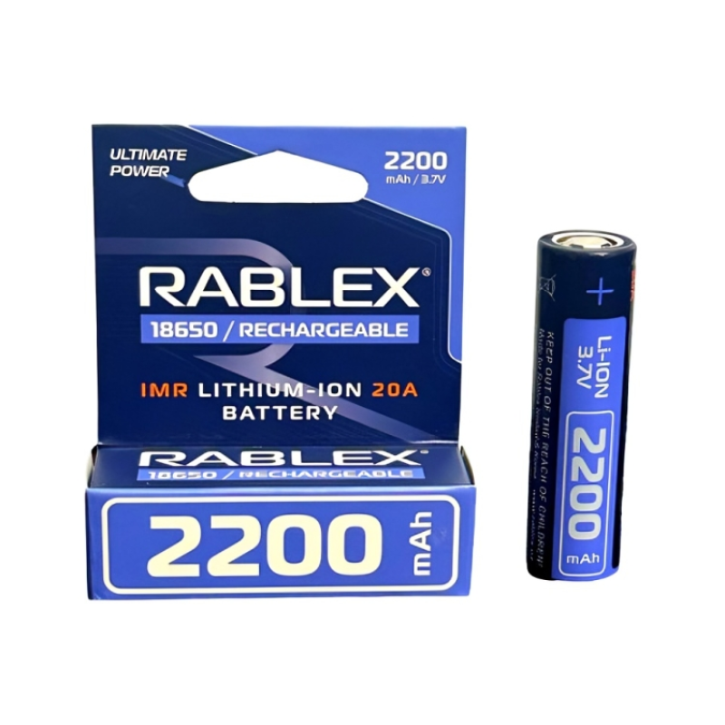 Rablex Videx Li-lon 18650 IMR (високотоковий) 20A 2200 bulk