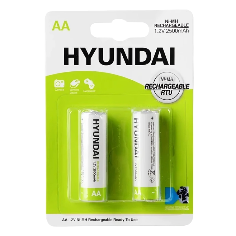 Акумулятор HYUNDAI HR6 2500Mah 2pcs/card