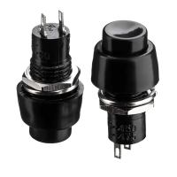 Кнопка натискна DS-450  ON-OFF  чорний  2А  Daier