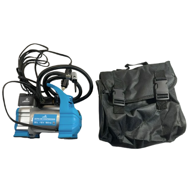 Компресор автомобільний однопоршневий з ліхтарем 35 л/хв 10 Атм (Прикурювач)  (12 Atelie)	