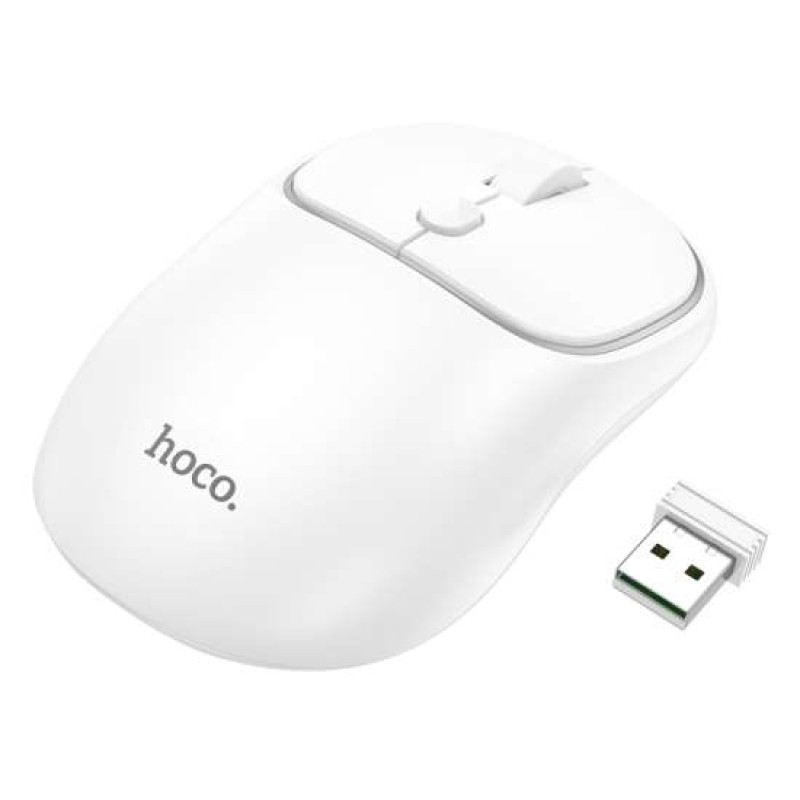 Компьютерная Мышь HOCO GM25 Royal dual-mode business ws mouse белая 