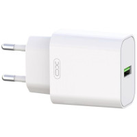 Мережевий зарядний пристрій XO L103 (EU) QC3.0 18W Charger with Micro cable Білий
