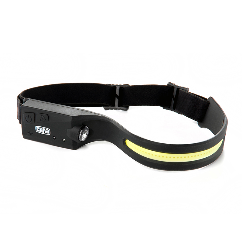 Ліхтар налобний універсальний з сенсором 350 Лм (Li-ion 1200 мАг)  (СИЛА)