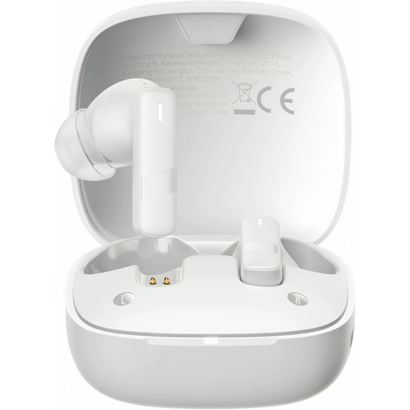 Навушники Baseus Bowie E20 True Wireless Earphones White A00069700223-00