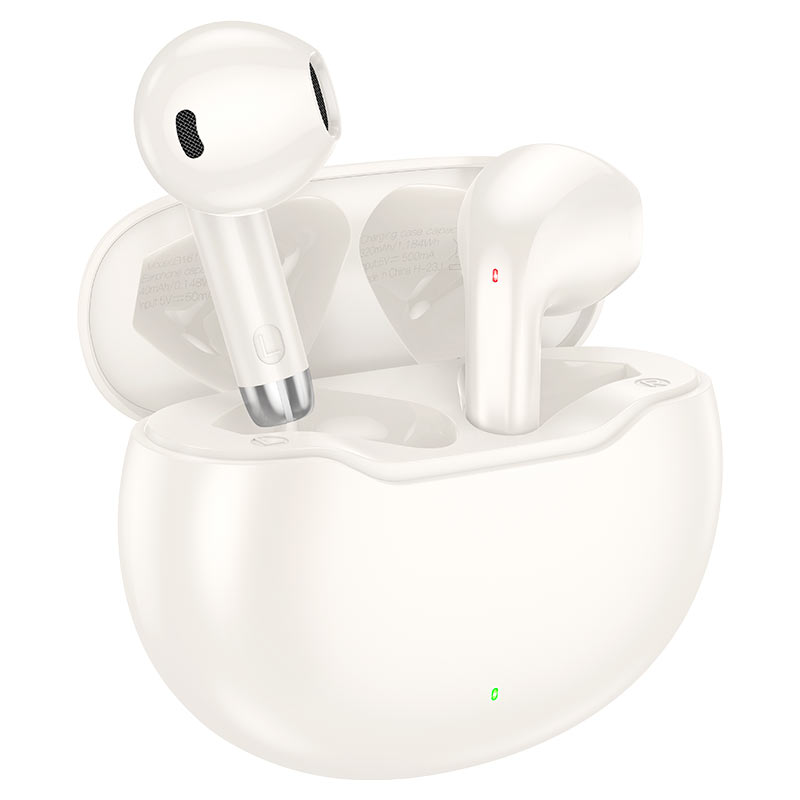 Навушники бездротові HOCO EW61 June true wireless BT5.3/7hours Milky White