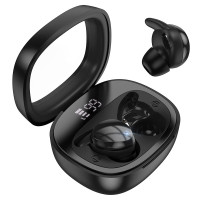 Навушники бездротові HOCO EW65 Shadow true wireless sleep BT headset Black
