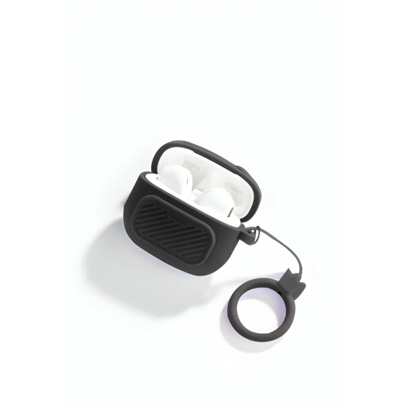 Навушники бездротові XO X26 graphic TWS Bluetooth earphones with silicone case and lanyard Чорні