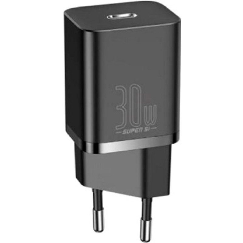 Мережевий зарядний пристрій Baseus Super Si Quick Charger 1C 30W EU Black CCSUP-J01