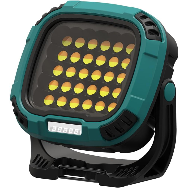 Світильник PL 372 SMD LED+RED LIGHT, магніт, гак, акумуляторний 10см*11см