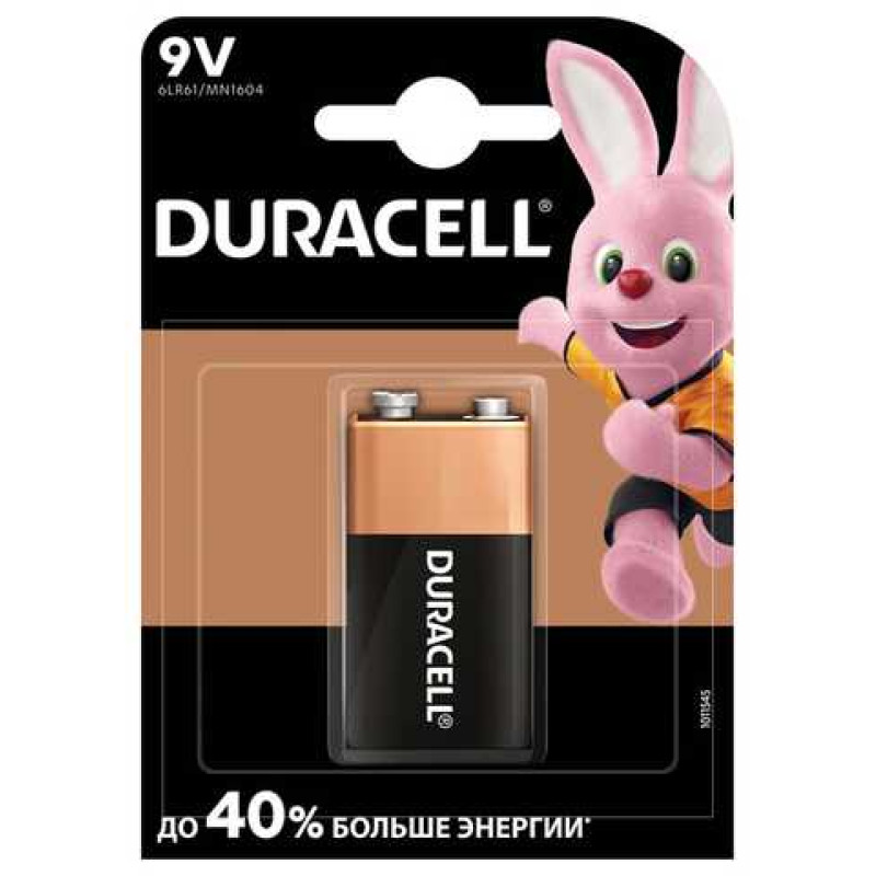 Батарейка Duracell крона 9V / MN1604 KPN1*10 1 шт.