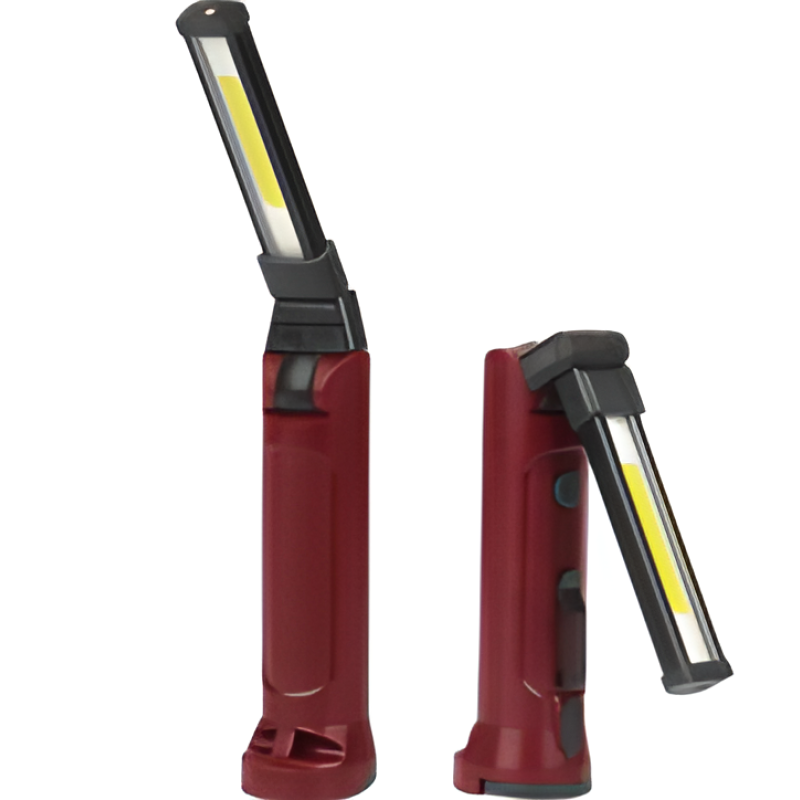 Світильник PL 375 COB LED+RED LIGHT, магніт, гак, акумуляторний TYPE-C 5см*14см