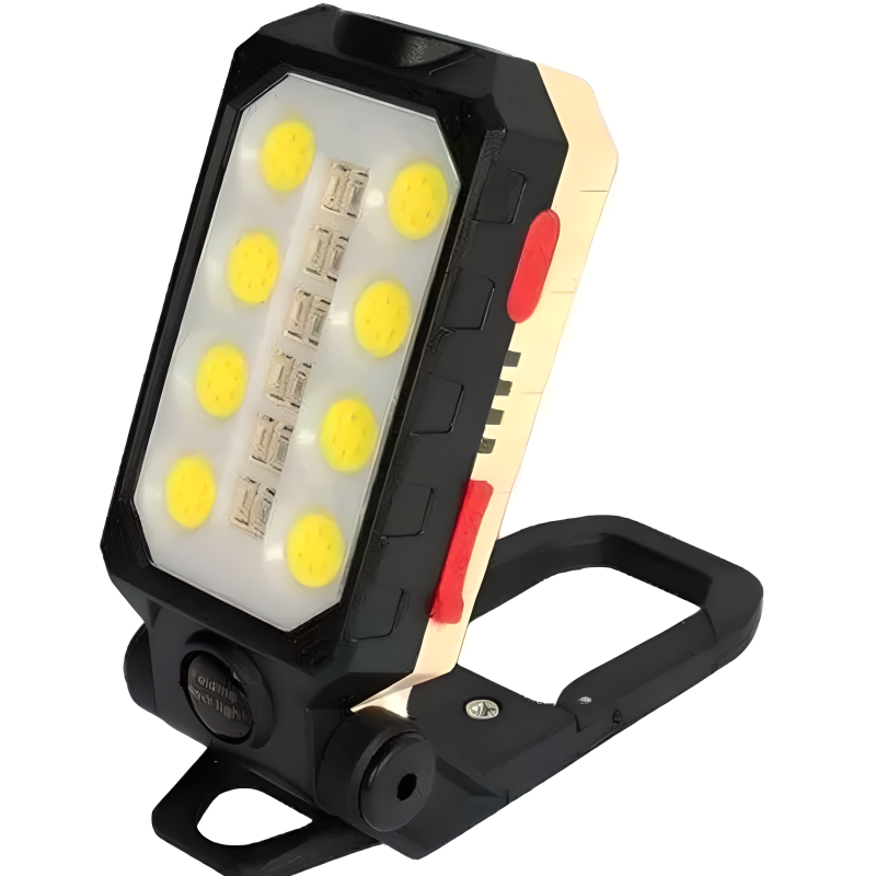 Світильник PL 374 10COB LED+T6, магніт, гак, акумуляторний TYPE-C 6см*12см