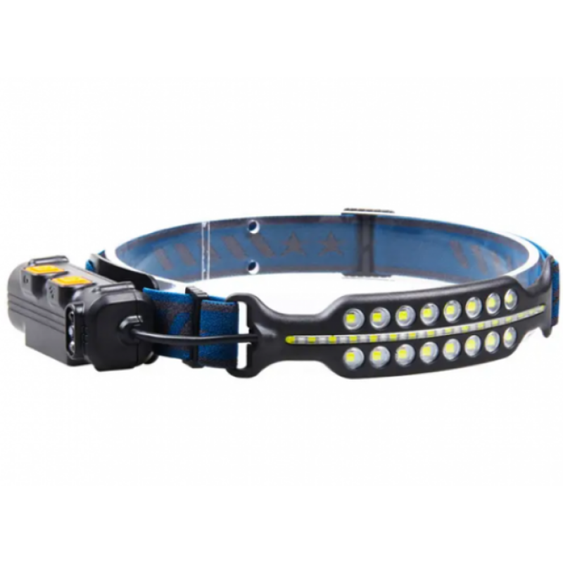 Ліхтар PL 164 на лоб POLICE T6LED+16LED+RED LIGHT, TYPE-C 18650