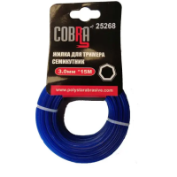 Жилка для тримера, семикутник в перетині, діаметр 3,0мм, довжина 15м ТМ «COBRA»