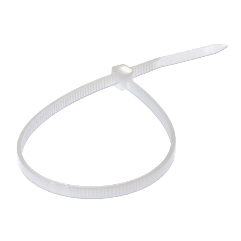 Хомут нейлоновий 9 * 650 білий Універсальний (пак - 100 шт) (APRO) (пач - 100шт)