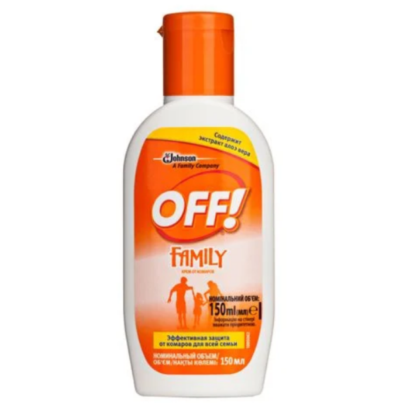 Крем ОФФ! Family 150мл от комаров  1/12