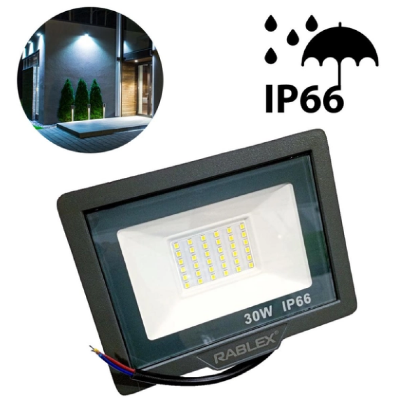 LED-Прожектор світодіодний Rablex 30W IP66 (RB530)