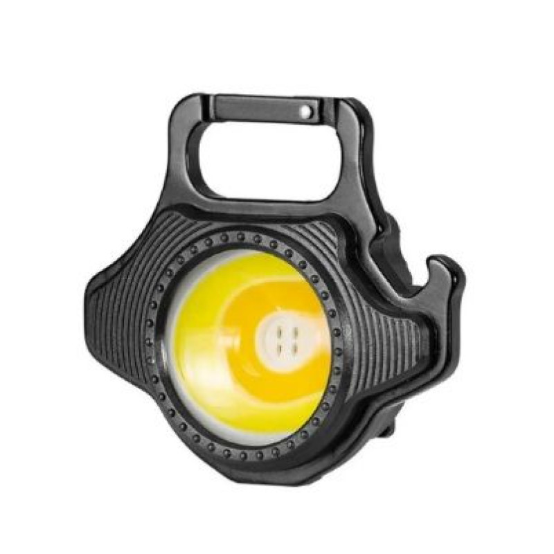 RB  437  Акумуляторний брелок туристичний багатофункціональний(white+yellow+red)