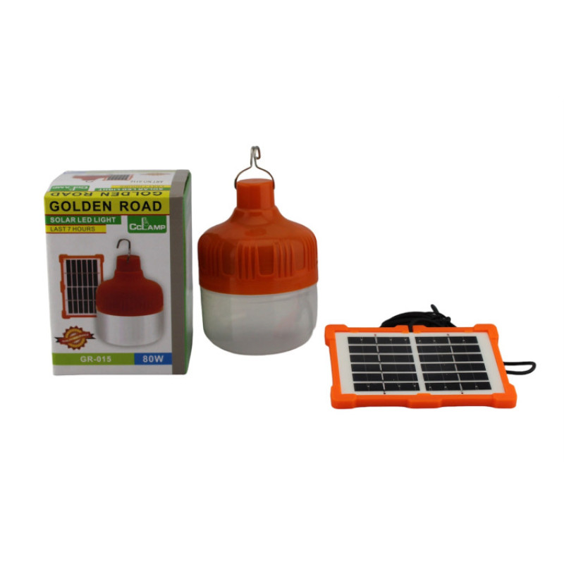 GR015  Сонячна панель+зарядка 80W usb+лампа