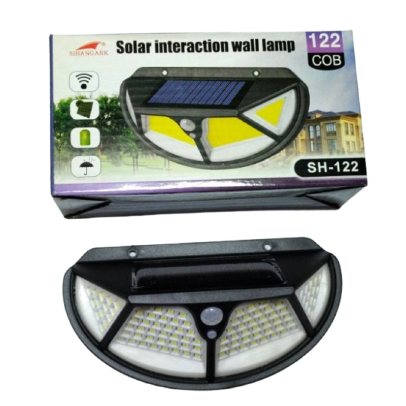 PL459  Вуличний ліхтар з сонячною панелю  з датчиком руху