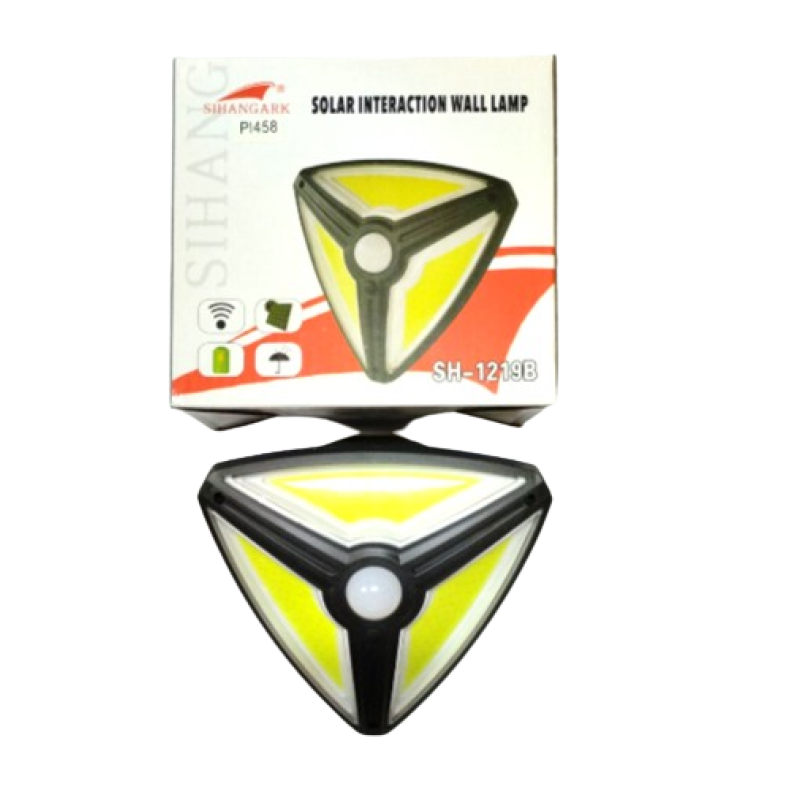 PL458  Вуличний ліхтар з сонячною панелю  з датчиком руху