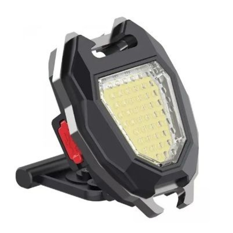 RB  441  Акумуляторний брелок W5144 LED з Type-C 7 режимів, прикурювач, магніт(white+yellow+red)