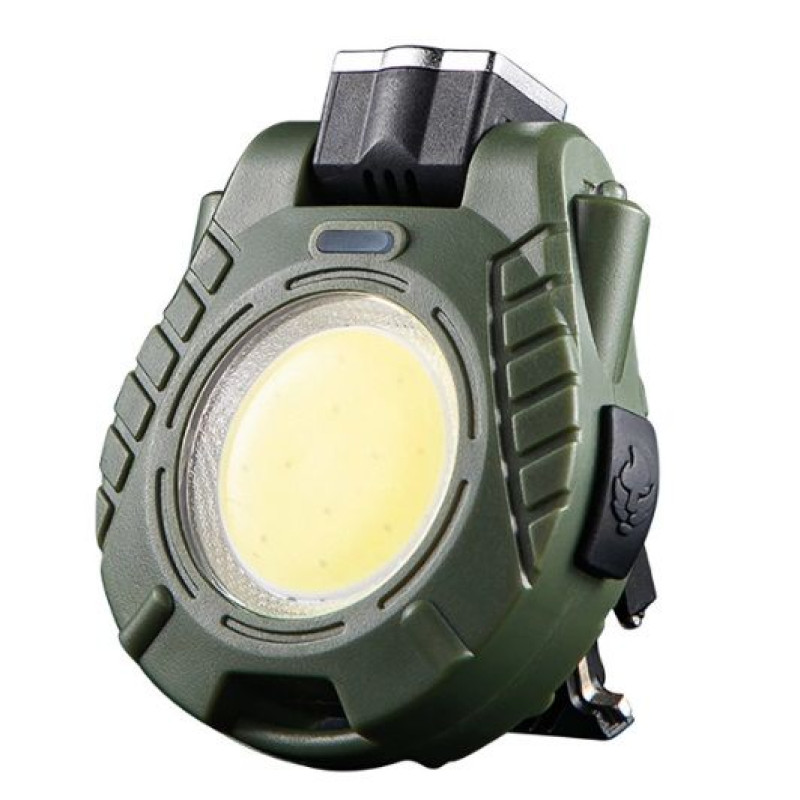 RB 440 Багатофункціональний ліхтар з  кабелем Type-C white+yellow+red(миготливий)