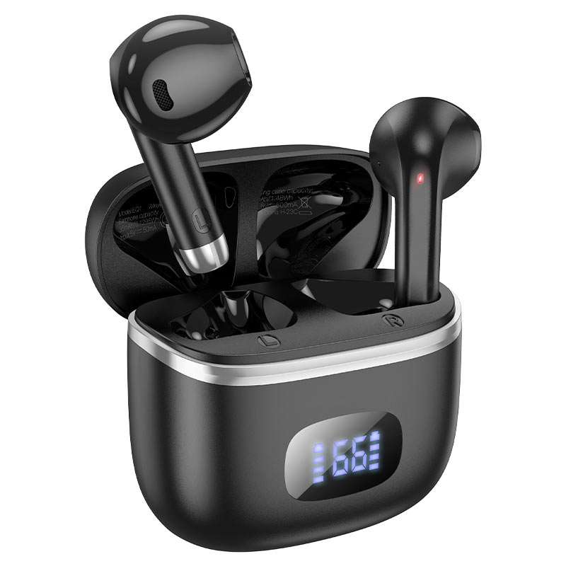 Навушники бездротові HOCO EQ1 Music guide true ws BT headset Black