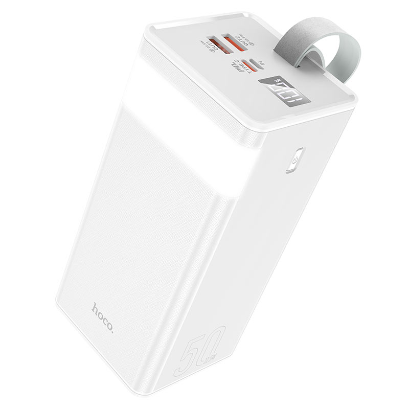 Power Bank Hoco J86A Powermaster fully compatible PD20W/QC/LCD/Lamp 50 000mAh White