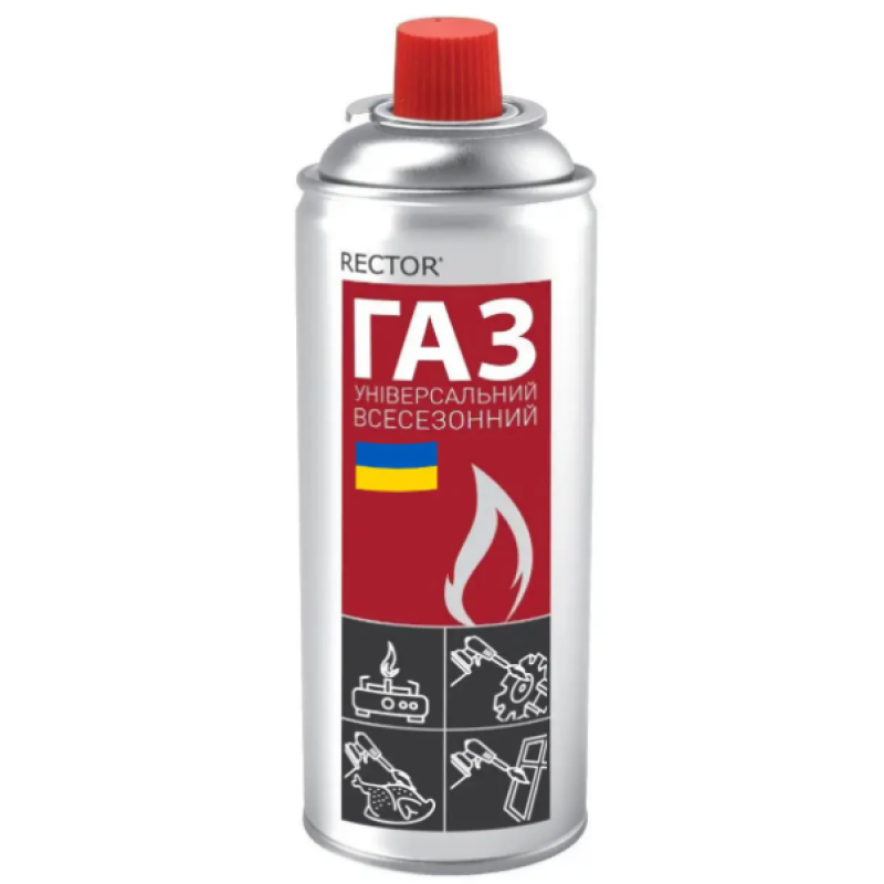 Газ для портативних газових приладів RECTOR 220г 1/12