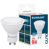 Лампа світлодіодна ENERLIGHT GU10 9Вт 4100K