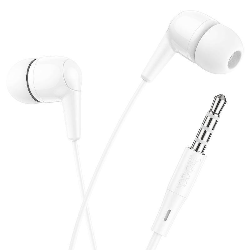 Навушники HOCO M97 Enjoy universal earphones with mic 1,2m White