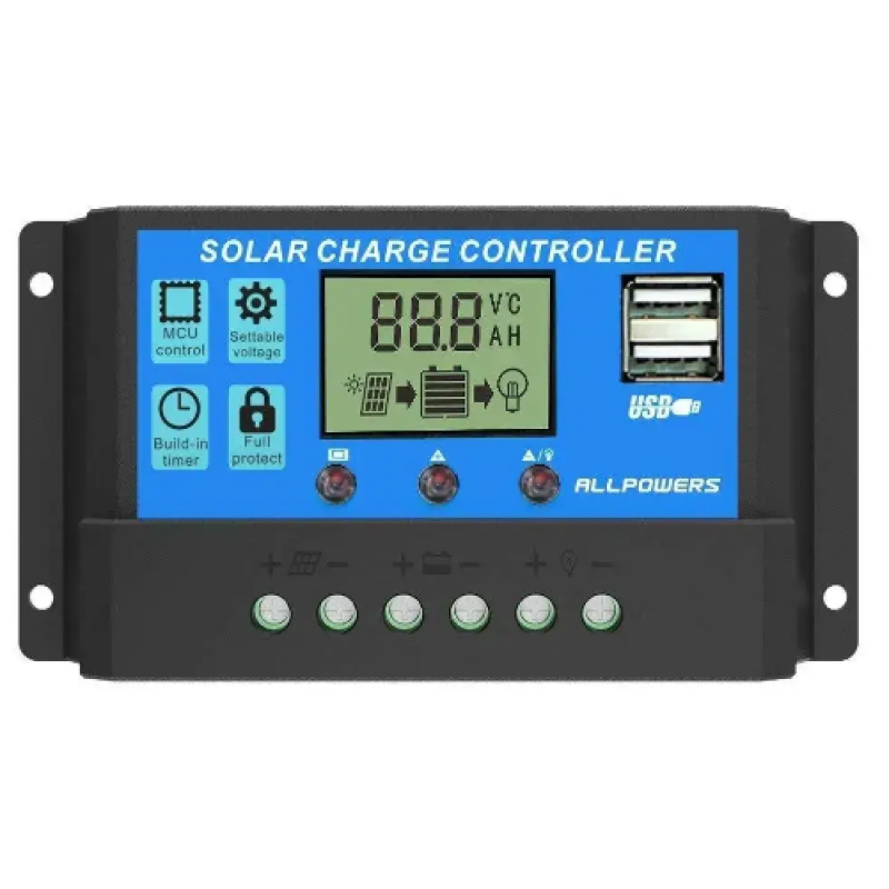 Контроллер заряда для солнечных батарей 30А