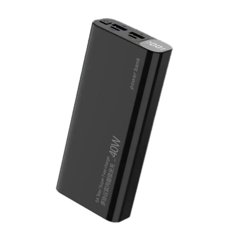 Power Bank BIYA  XS20 20000mAh  40W Black