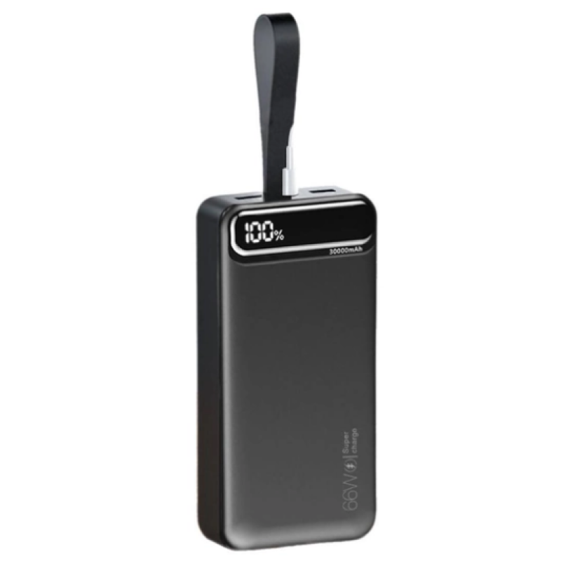 Power Bank BIYA  XS30 30000mAh  66W Black
