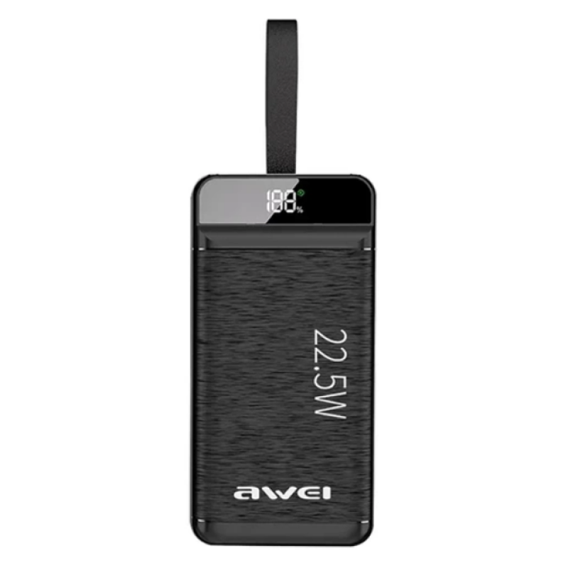 Power Bank Awei  P141K  40 000 mAh 22.5W Black