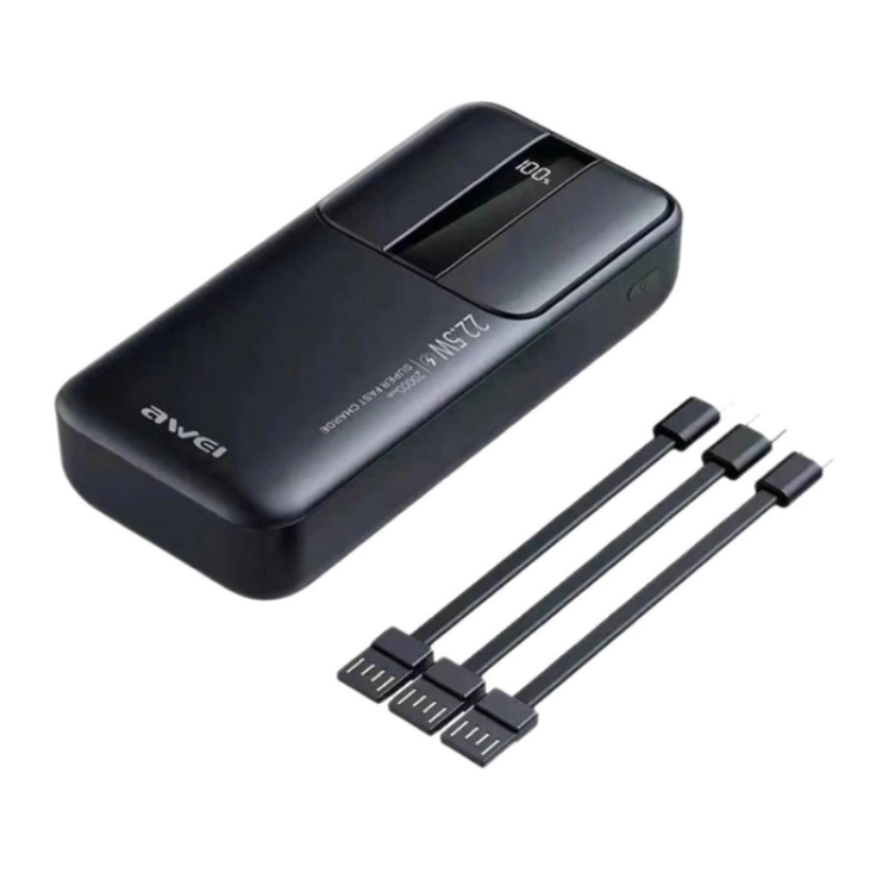 Power Bank Awei  P136K  20 000 mAh 22.5w Black