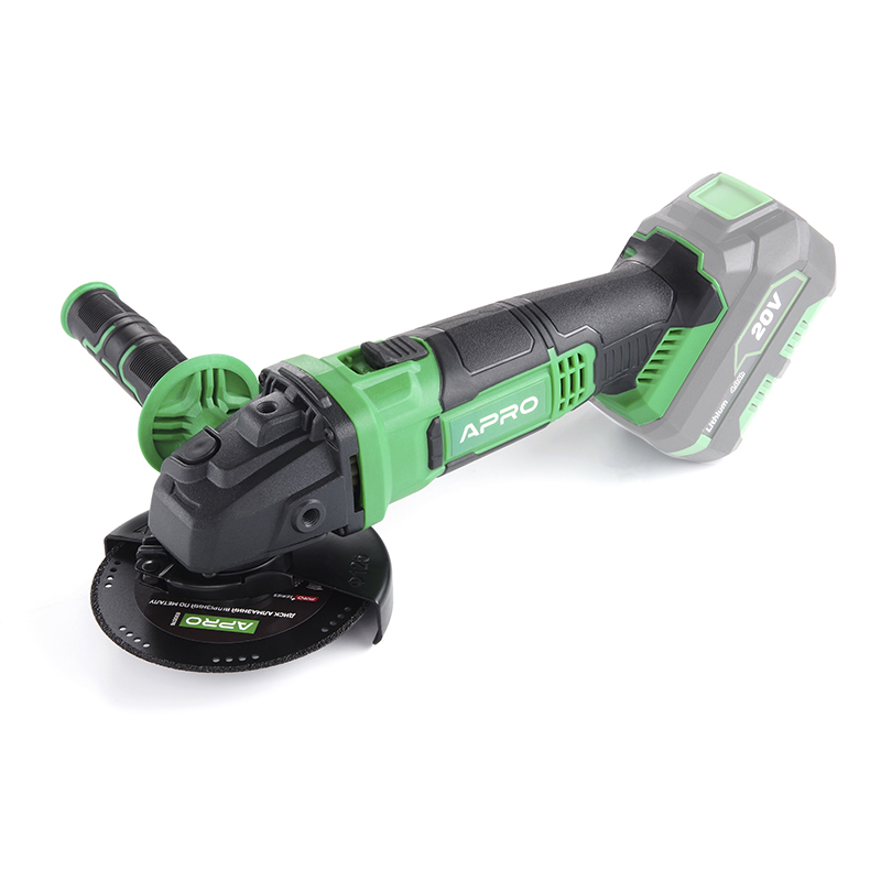 Шліфмашина акумуляторна кутова 20AGS 20 В Ø125 без АКБ без ЗП  (APRO)