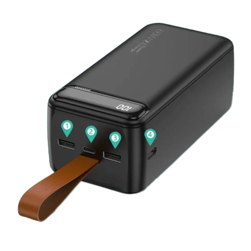 Power Bank BIYA  XS50 50000mAh  66W Black