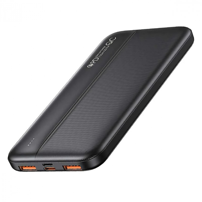 Power Bank REMAX RPP-212 10000mAh  Tinyl Series QC 22.5W + PD 18W QC+PD Fast Charging black