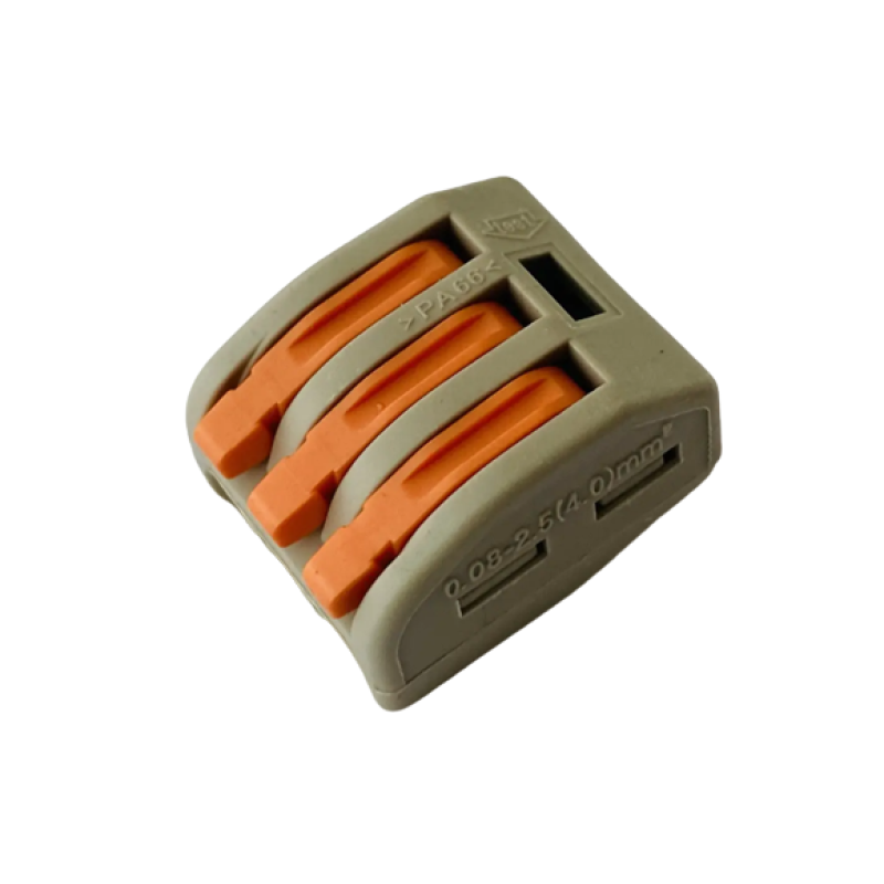 Клемник сірий 3 важелі РСТ-213